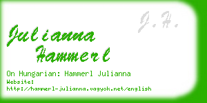 julianna hammerl business card